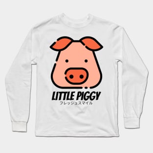 Little Piggy Pig Farm Animal Long Sleeve T-Shirt